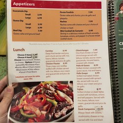 Campesino's - Menu