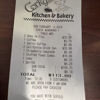 Corky's Kitchen & Bakery - American Near Me - Upland, California