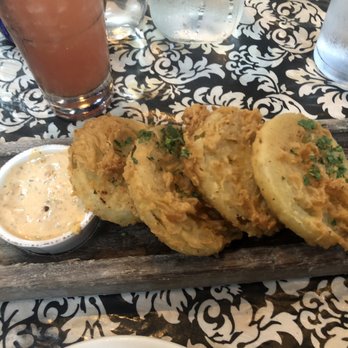 Whiskey Cake - Fried Green tomatoes so fresh so crispy!! - New American Near Me - Plano, Texas Whiskey Cake - Fried Green tomatoes so fresh so crispy!! - New American Near Me - Plano, Texas