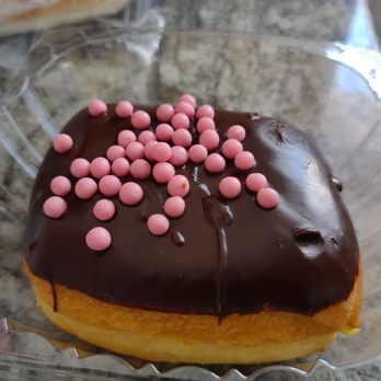 Db3 Donuts - Chocolate yeast filled with strawberry - Donuts Near Me - Evanston, Illinois