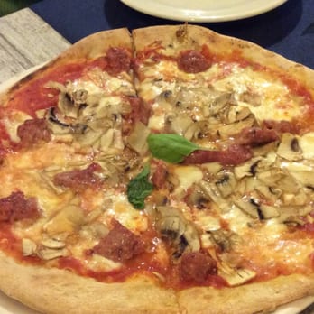 Pizzeria Amalfi - Sausage and mushrooms - Pizza Near Me - Rome, RM Pizzeria Amalfi - Sausage and mushrooms - Pizza Near Me - Rome, RM