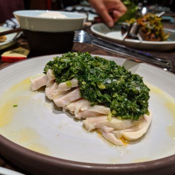 Lineage - Ginger chicken (similar to hainam chicken) - Asian Fusion Near Me - Wailea, Hawaii Lineage - Ginger chicken (similar to hainam chicken) - Asian Fusion Near Me - Wailea, Hawaii