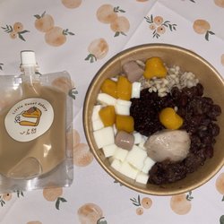 Little Sweet Bakery - taro taro with milk tea base