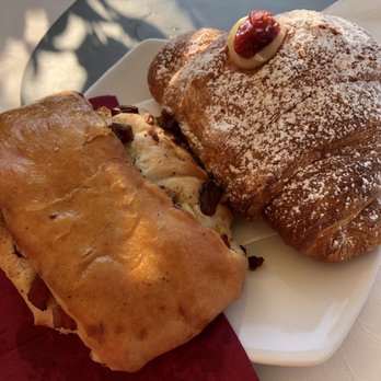 Gran Bar Riviera - Cream croissant and savory roll with cheese and pancetta - Desserts Near Me - Naples, NA