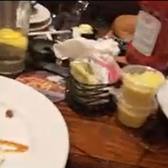LongHorn Steakhouse - On the left is our desert and you can see everything on our table. - Steakhouses Near Me - West Springfield, Massachusetts