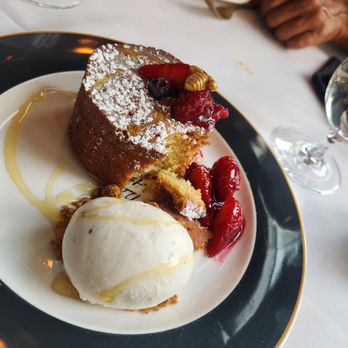 Butcher & Rose - HONEY-BUTTER CAKE mixed berries, vanilla gelato 17 - Steakhouses Near Me - Columbus, Ohio Butcher & Rose - HONEY-BUTTER CAKE mixed berries, vanilla gelato 17 - Steakhouses Near Me - Columbus, Ohio