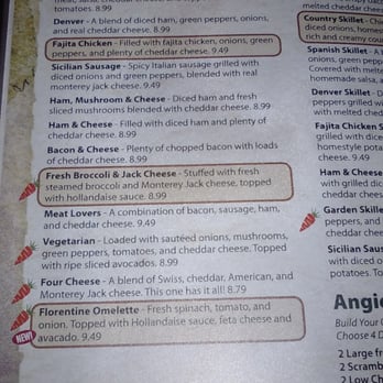 Angie's Restaurant - Vegeterian options have a carrot on the menu - Breakfast & Brunch Near Me - Logan, Utah Angie's Restaurant - Vegeterian options have a carrot on the menu - Breakfast & Brunch Near Me - Logan, Utah