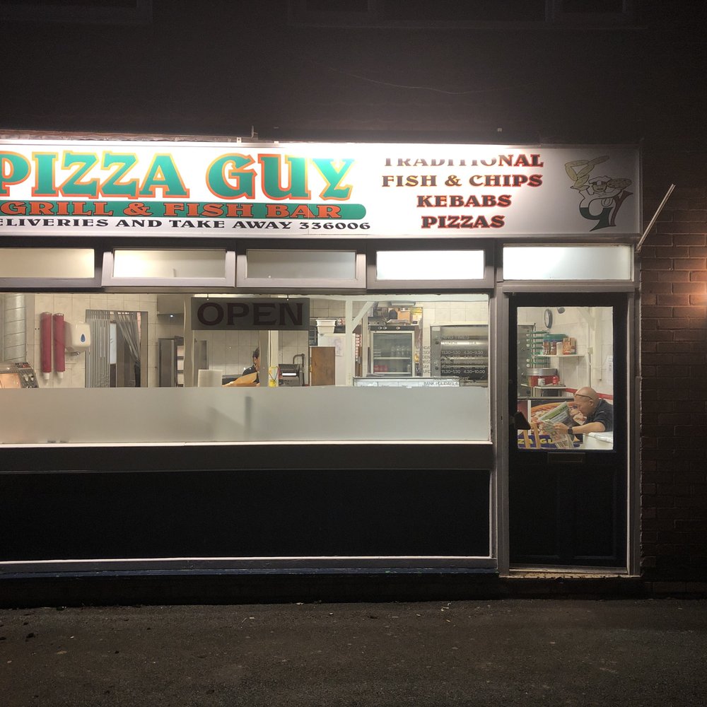 Pizza Guy - Outside, direct view of the local pizza shop. - Pizza Near Me - Chester, CHW
