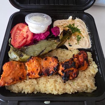 The Diplomat Eatery and Tavern - Chicken kabob platter - Mediterranean Near Me - Monrovia, California