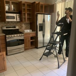 Koala Cleaning - Kaiah H. working on a move out clean