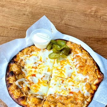Manakeesh Cafe Bakery & Grill - Chicken tawook manakeesh (flatbread pizza) - Lebanese Near Me - Philadelphia, Pennsylvania Manakeesh Cafe Bakery & Grill - Chicken tawook manakeesh (flatbread pizza) - Lebanese Near Me - Philadelphia, Pennsylvania