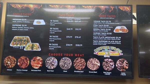 Menu photo 1 Super Taco Fish & Chicken Milwaukee, WI Menu photo 1 Super Taco Fish & Chicken Milwaukee, WI