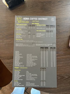 Menu photo 4 Kona Coffee District Lake Forest, CA Menu photo 4 Kona Coffee District Lake Forest, CA