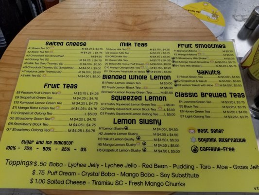 Menu photo 7 Happy Lemon Union City, CA
