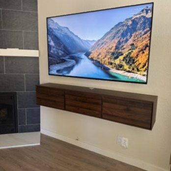 Smart Combine - Wall Mounted 65" TV - Security Systems Near Me Smart Combine - Wall Mounted 65" TV - Security Systems Near Me