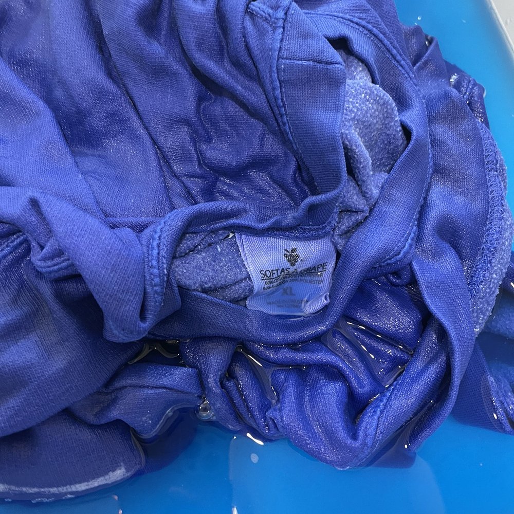 So much bleeding dye even on cold So much bleeding dye even on cold