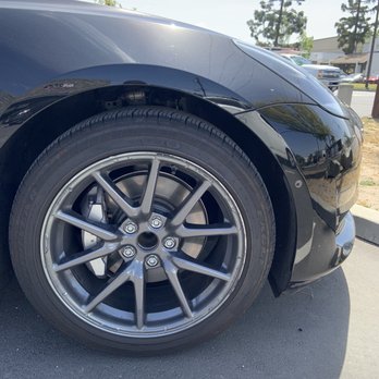 Baid Polish - before : dark grey, kerbed to bits - Powder Coating Near Me - Anaheim, California Baid Polish - before : dark grey, kerbed to bits - Powder Coating Near Me - Anaheim, California