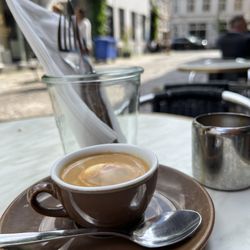 Café Englen - Affogato with fresh made ice cream!