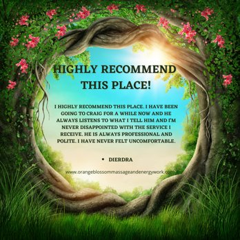 Hazel Leaf Massage and Energy Work - Another great testimonial! - Massage Therapy Near Me - Gainesville, Florida Hazel Leaf Massage and Energy Work - Another great testimonial! - Massage Therapy Near Me - Gainesville, Florida