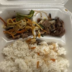 Bali Hai - White rice, noodles, veggies and beef