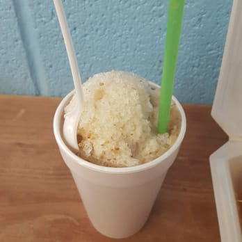 Agua El Manantial - Raspado de Nunez  ( pecan shave iced ) - Juice Bars & Smoothies Near Me - Las Vegas, Nevada