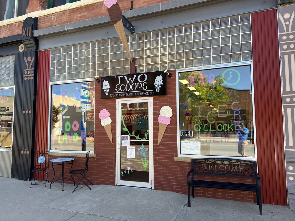 TWO SCOOPS Updated September 2024 106 E Main St, Florence, Colorado