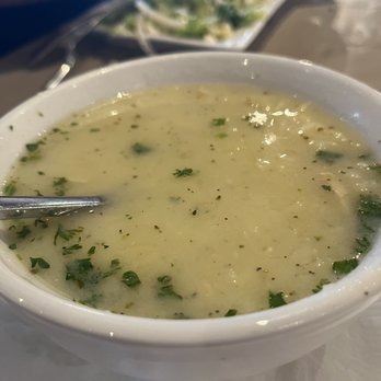 OPA! - Lemon Egg Soup was fresh and hot. - Greek Near Me - Avon, Indiana