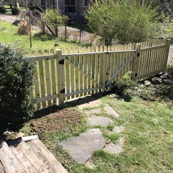 Jay's Handiworks - Some of the fence and gates (added a double-gate). - Handyman Near Me Jay's Handiworks - Some of the fence and gates (added a double-gate). - Handyman Near Me