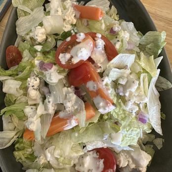 Redbird Scratch Kitchen + Bar - Side salad with blue cheese dressing - Chicken Wings Near Me - Tucson, Arizona Redbird Scratch Kitchen + Bar - Side salad with blue cheese dressing - Chicken Wings Near Me - Tucson, Arizona