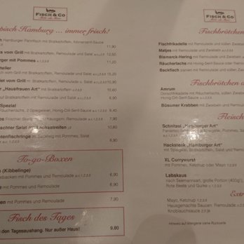 Fisch & Co. - Menu - Seafood Near Me - Hamburg, HH