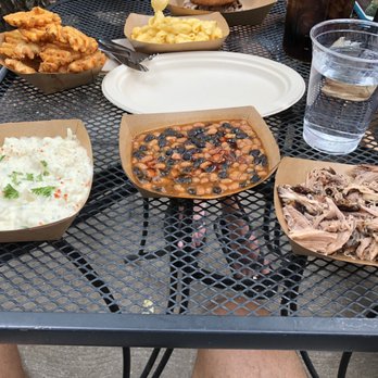 Switchback Smokehouse - BBQ with several sides. Cowboy beans took centerstage and were awesome!! - Smokehouse Near Me - Kittredge, Colorado Switchback Smokehouse - BBQ with several sides. Cowboy beans took centerstage and were awesome!! - Smokehouse Near Me - Kittredge, Colorado