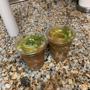 Mi Lindo Nayarit - two cups of soup - Mexican Near Me - Salinas, California