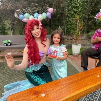 Crystal Castle Entertainment - Birthday girl with Ariel - Clowns Near Me Crystal Castle Entertainment - Birthday girl with Ariel - Clowns Near Me