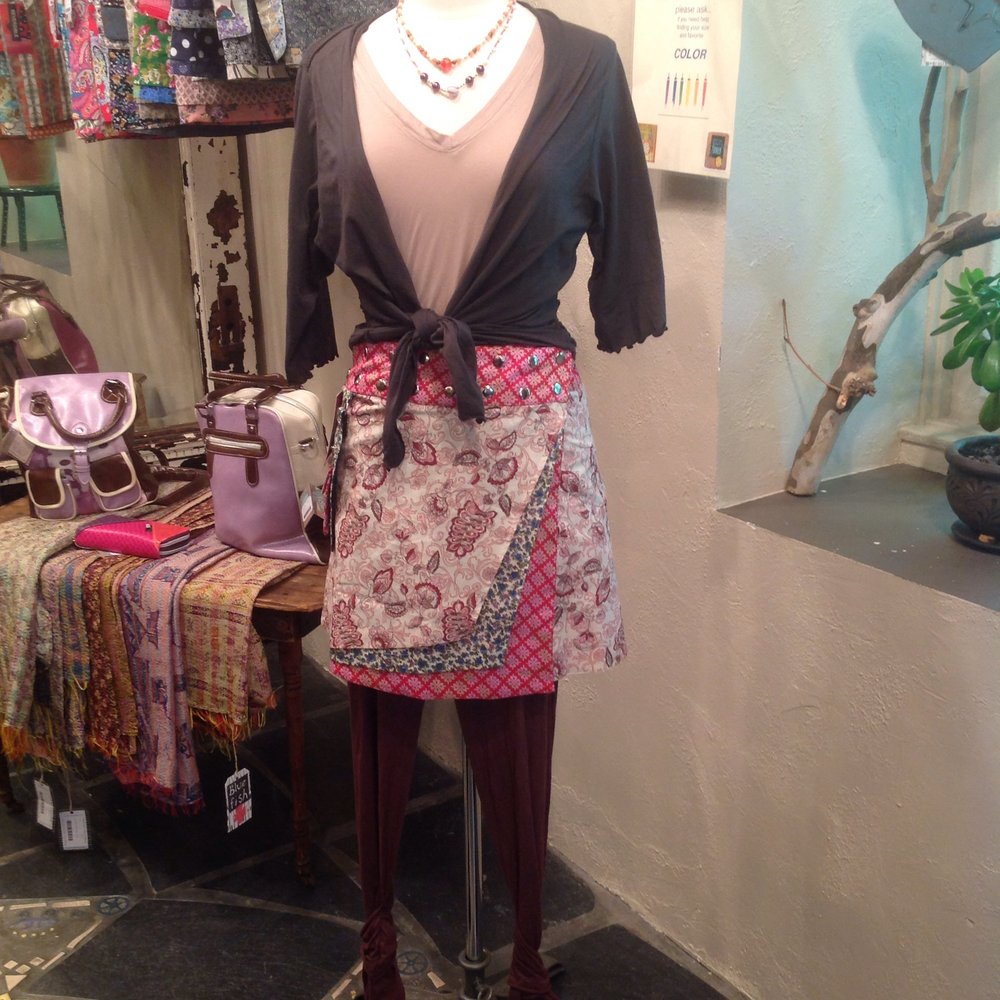 Blue Fish Clothing - Moshiki skirts! Reversible, adjustable, adorable! - Women's Clothing Near Me - Frenchtown, New Jersey Blue Fish Clothing - Moshiki skirts! Reversible, adjustable, adorable! - Women's Clothing Near Me - Frenchtown, New Jersey
