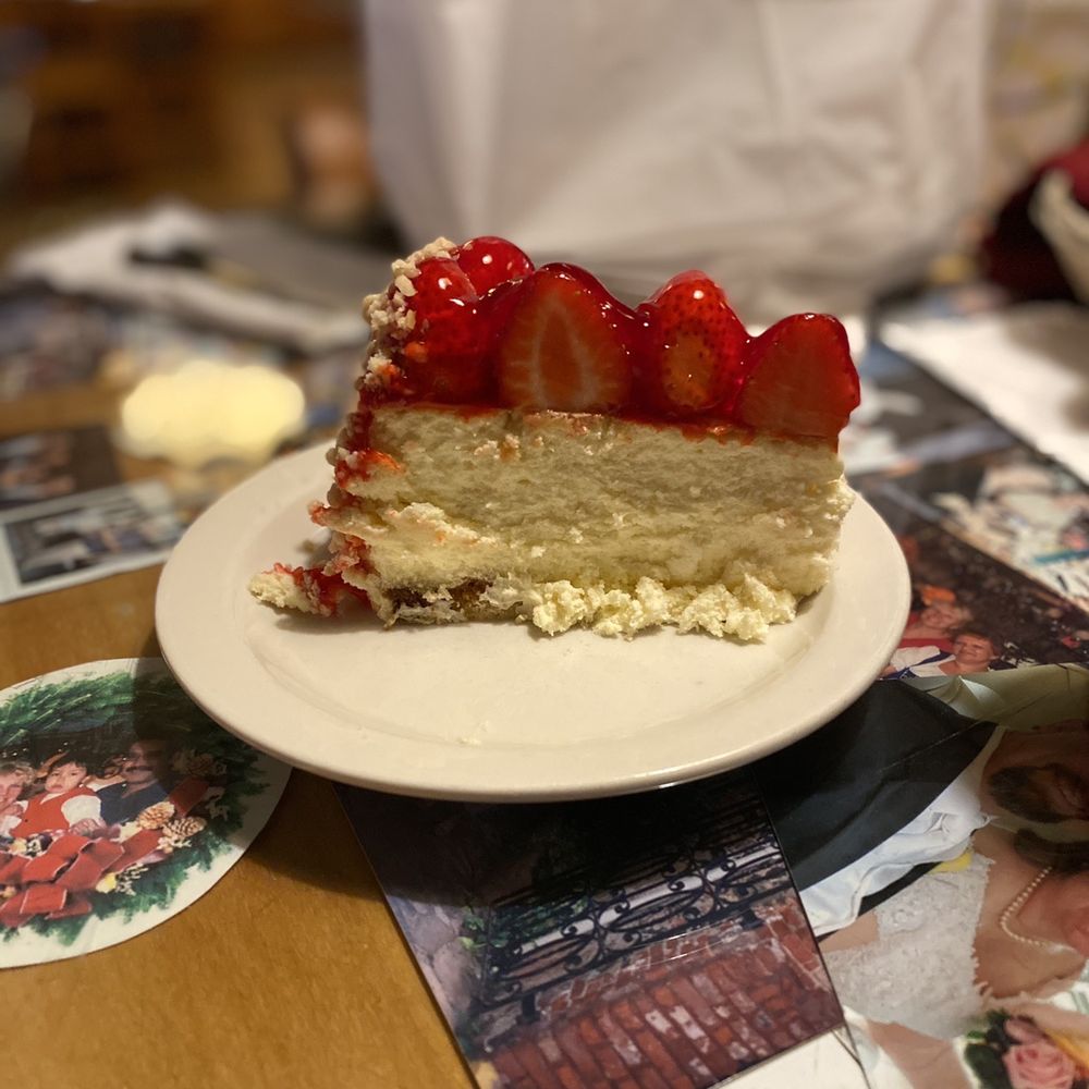 Sebastian's Schnitzelhaus - Strawberry Cheesecake - German Near Me - Wrightstown, New Jersey Sebastian's Schnitzelhaus - Strawberry Cheesecake - German Near Me - Wrightstown, New Jersey