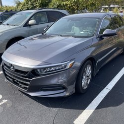 Park Ez Fly - The valet driving my Lexus hit this Honda Accord park next to me. See damage!