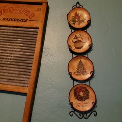 Dj's Steak & Seafood - An old washboard
