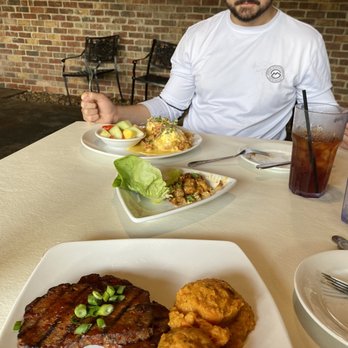 Bon Temps Grill - Meatloaf, sweet potato mash, Alligator Bang Bang, crawfish eggs bennie - Cajun/Creole Near Me - Lafayette, Louisiana