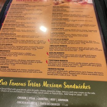 Las Salsas - Menu - Mexican Near Me - Morganton, North Carolina