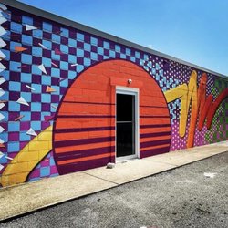 Big Trouble Brewing - Mural on side of building