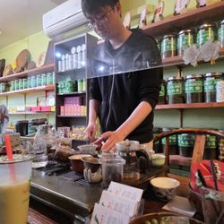Preparing for tea samples