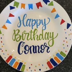 Clay Cafe - Birthday plate