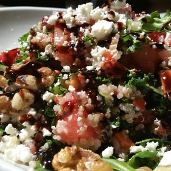 Eureka! - I ordered same food from Berkeley, just to see  how they prepared their food.. Mountain view did and prepared better. Watermelon salad - American Near Me - Mountain View, California