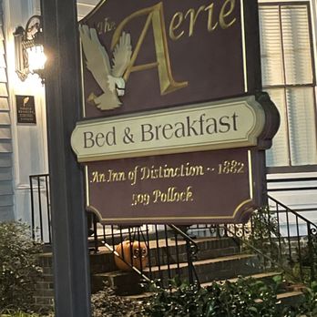 The Aerie - The sign outside. - Bed & Breakfast Near Me - New Bern, North Carolina The Aerie - The sign outside. - Bed & Breakfast Near Me - New Bern, North Carolina