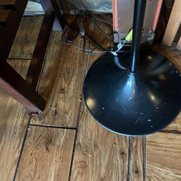 This is floor at entrance. This place needs a deep clean as the floors were sticky. This is floor at entrance. This place needs a deep clean as the floors were sticky.
