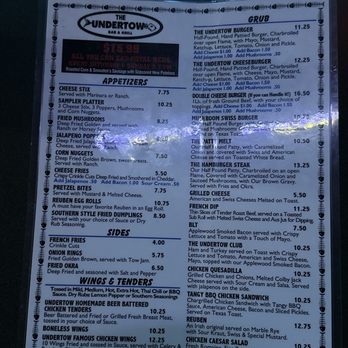 Undertow - Menu - Bars Near Me - Orange Beach, Alabama Undertow - Menu - Bars Near Me - Orange Beach, Alabama