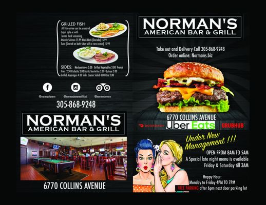 Menu photo 6 Norman's Tavern Miami Beach, FL Menu photo 6 Norman's Tavern Miami Beach, FL