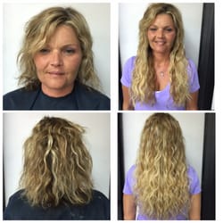 Aryn Noël Does My Hair - Full head of She by So.Cap.USA wavy hair extensions for length and volume!
