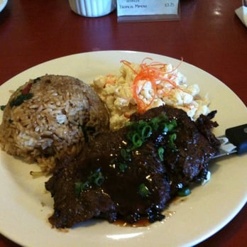 Island Style Cafe - Teriyaki with fried rice and macaroni salad - Hawaiian Near Me - Santee, California Island Style Cafe - Teriyaki with fried rice and macaroni salad - Hawaiian Near Me - Santee, California