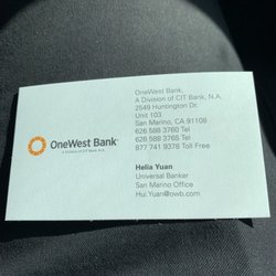 Onewest Bank Banks Credit Unions 2549 Huntington Dr San